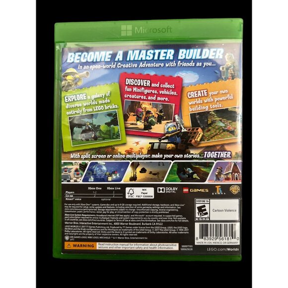 Xbox One LEGO World Video Game Complete With Case &‎ Manual, Builder Games - Picture 2 of 4